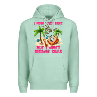 Seafoam i might text back Premium Hoodie - texasbilliewilder
