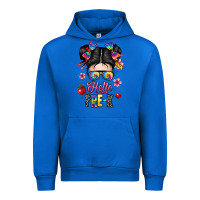 Cobalt hello pre k Urban Hoodie - texasbilliewilder