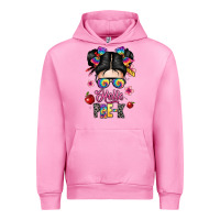 Fuchsia Pink hello pre k Urban Hoodie - texasbilliewilder