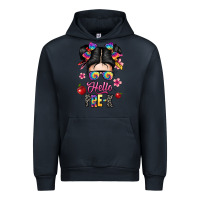 Navy hello pre k Urban Hoodie - texasbilliewilder