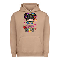 Pigment Burro hello pre k Urban Hoodie - texasbilliewilder
