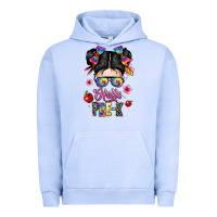 Pigment Grape Ice hello pre k Urban Hoodie - texasbilliewilder