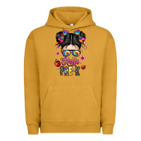 Pigment Peanut Butter hello pre k Urban Hoodie - texasbilliewilder