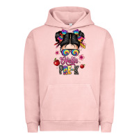 Pigment Salmon hello pre k Urban Hoodie - texasbilliewilder