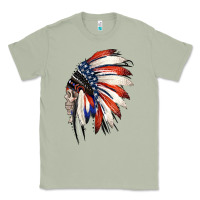 Matcha 4th of July Indian Headdress Gypsy Spirit Skull Classic Tee - Jasminsmagicworld
