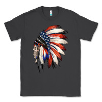 Smoke 4th of July Indian Headdress Gypsy Spirit Skull Classic Tee - Jasminsmagicworld