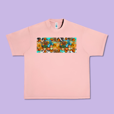 Thanksgiving Turkey Truck Urban Heavy Tee Designed By Artiststas
