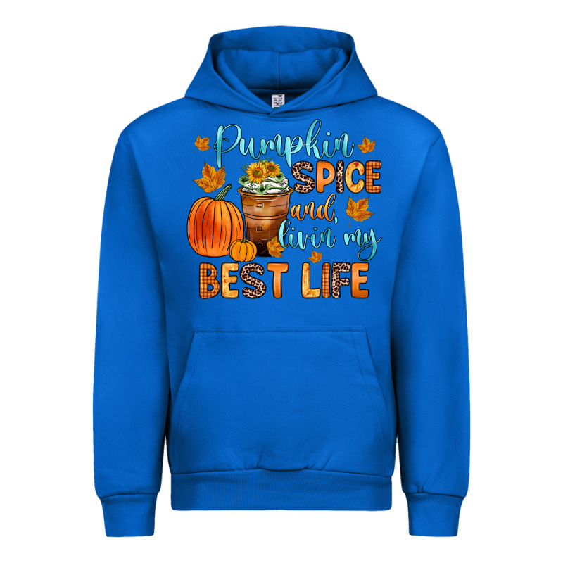 Pumpkin Spice And Livin  My Best Life Urban Hoodie by Zillion Design Studio | Teevron
