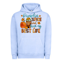 Pigment Grape Ice pumpkin spice and livin  my best life Urban Hoodie - Zillion Design Studio
