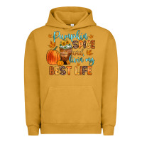 Pigment Peanut Butter pumpkin spice and livin  my best life Urban Hoodie - Zillion Design Studio