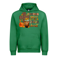 Emerald pumpkin spice and jesus christ Urban Hoodie - Zillion Design Studio