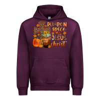Mauve Wine pumpkin spice and jesus christ Urban Hoodie - Zillion Design Studio