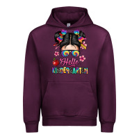 Mauve Wine hello kindergarten Urban Hoodie - texasbilliewilder
