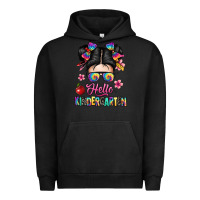 Pigment Black hello kindergarten Urban Hoodie - texasbilliewilder
