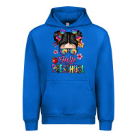 Cobalt hello preschool kid Urban Hoodie - texasbilliewilder