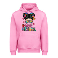 Fuchsia Pink hello preschool kid Urban Hoodie - texasbilliewilder