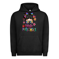 Pigment Black hello preschool kid Urban Hoodie - texasbilliewilder