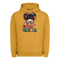 Pigment Peanut Butter hello preschool kid Urban Hoodie - texasbilliewilder