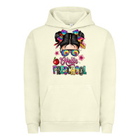 Pigment Pistachio hello preschool kid Urban Hoodie - texasbilliewilder