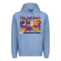 Colony Blue i'm just here for the snacks #basketball brother Premium Hoodie - Zillion Design Studio