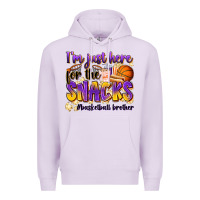 Lilac i'm just here for the snacks #basketball brother Premium Hoodie - Zillion Design Studio