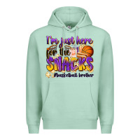 Seafoam i'm just here for the snacks #basketball brother Premium Hoodie - Zillion Design Studio