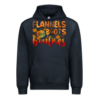Navy flannels boots and bonfires Urban Hoodie - Zillion Design Studio
