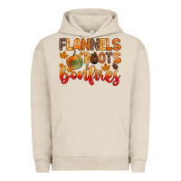 Pigment French Oak flannels boots and bonfires Urban Hoodie - Zillion Design Studio