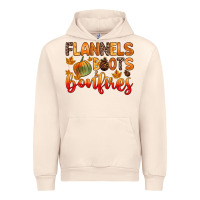Sandshell flannels boots and bonfires Urban Hoodie - Zillion Design Studio