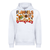 White flannels boots and bonfires Urban Hoodie - Zillion Design Studio