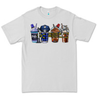 Dove Grey Police Coffee Premium Tee - CowhideDigitalArt