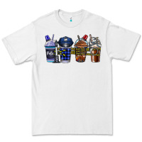 White Police Coffee Premium Tee - CowhideDigitalArt