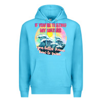 Ocean Blue if youre testing my waters tbw Premium Hoodie - texasbilliewilder