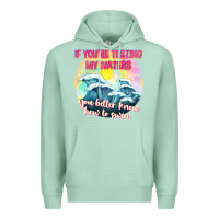 Seafoam if youre testing my waters tbw Premium Hoodie - texasbilliewilder
