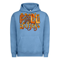 Pigment Pebble Blue fall vibes Urban Hoodie - Zillion Design Studio
