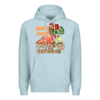 Blue Mist im flocking fabulous Premium Hoodie - texasbilliewilder