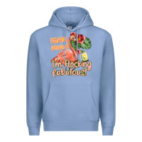 Colony Blue im flocking fabulous Premium Hoodie - texasbilliewilder