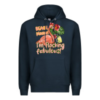 Navy im flocking fabulous Premium Hoodie - texasbilliewilder