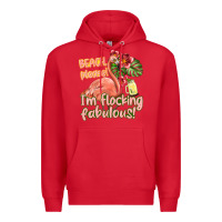 Red im flocking fabulous Premium Hoodie - texasbilliewilder