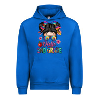 Cobalt hello second grade kid Urban Hoodie - texasbilliewilder
