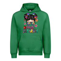 Emerald hello second grade kid Urban Hoodie - texasbilliewilder