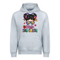 Heather Grey hello second grade kid Urban Hoodie - texasbilliewilder