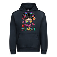 Navy hello second grade kid Urban Hoodie - texasbilliewilder