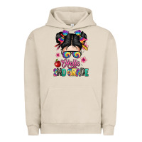 Pigment French Oak hello second grade kid Urban Hoodie - texasbilliewilder