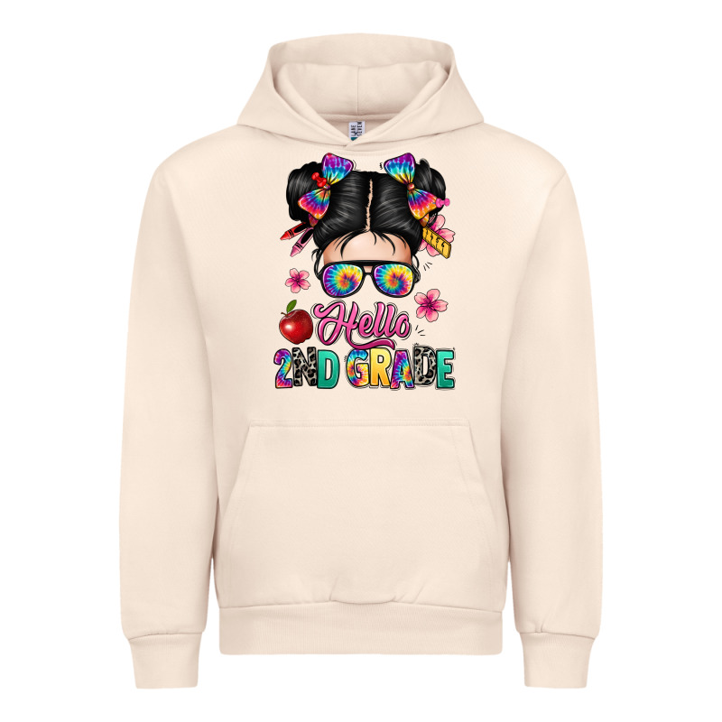 Hello Second Grade Kid Urban Hoodie by texasbilliewilder | Teevron