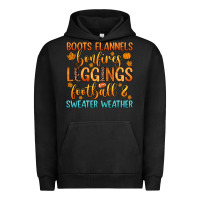 Pigment Black boots flannels bonfires leggins football Urban Hoodie - Zillion Design Studio