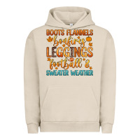 Pigment French Oak boots flannels bonfires leggins football Urban Hoodie - Zillion Design Studio