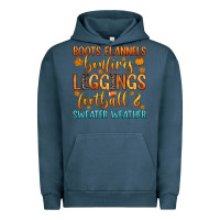 Pigment Midnight Navy boots flannels bonfires leggins football Urban Hoodie - Zillion Design Studio