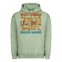 Pigment Oil Green boots flannels bonfires leggins football Urban Hoodie - Zillion Design Studio