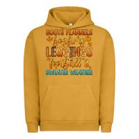 Pigment Peanut Butter boots flannels bonfires leggins football Urban Hoodie - Zillion Design Studio